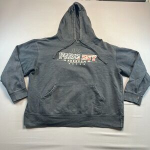 Farm Boy Hoodie Mens 2XL Gray Farm Boy Freedom Print Kangaroo Pocket Pullover